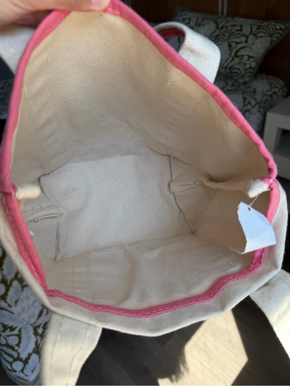 Seaside Canvas Mini Tote Bag
